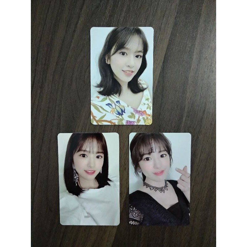 Ahn Yujin IZ*ONE IZONE Photocard Violeta Sapphire - Heart*IZ