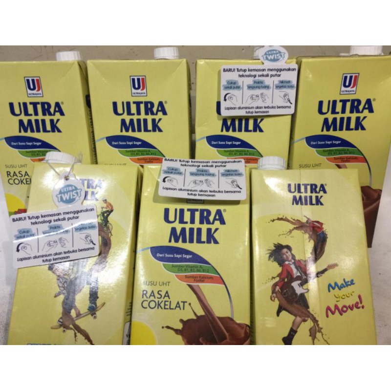 Susu ULTRA MILK Cokelat 1000ml | Susu UHT Coklat