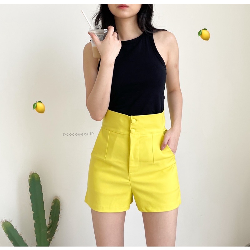 BIANCA SHORT - BUTTON PANTS PREMIUM WANITA