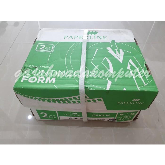 

Continuous Form Paperline 9,5 X 11 2Ply Rangkap 2 Cf K2 W