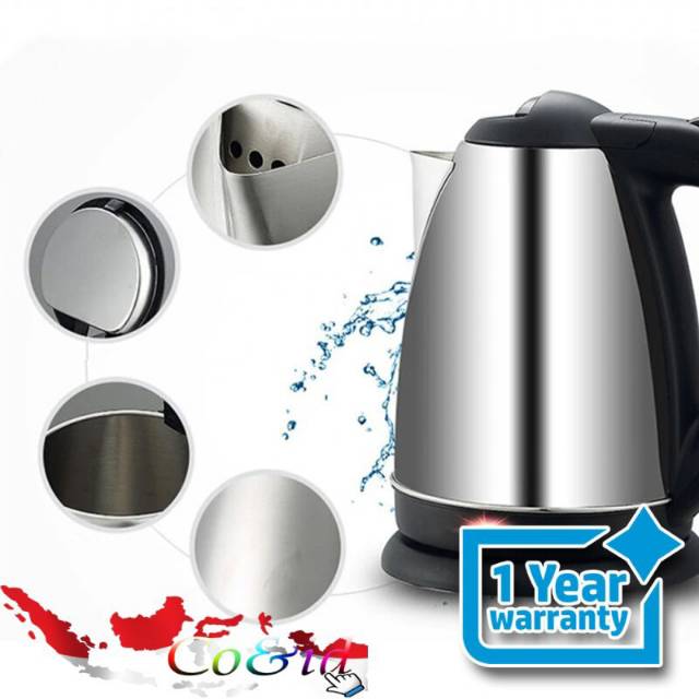 TEKO LISTRIK KETTLE 1,8L /  PEMANAS AIR / TEKO LISTRIK CERET PEMANAS AIR / KETTLE OTOMATIS