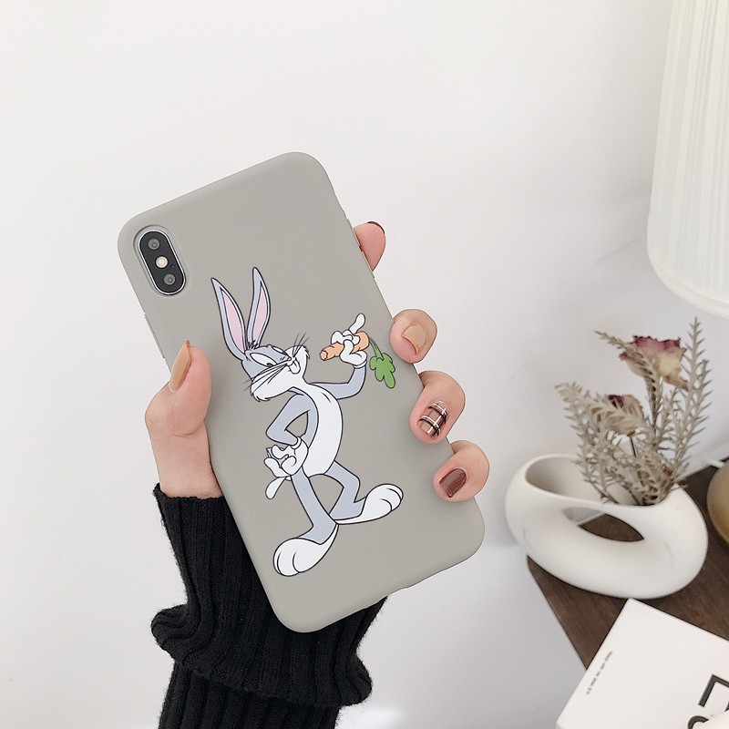 kartun rabbit Softcase Printing Oppo neo7 a37 a1k a7 a5s f9 vivo v9 y83 y71 y53 redmi 4a 7a 6a 5a 4x