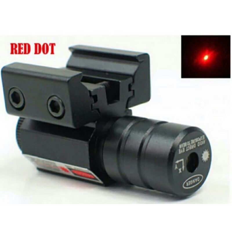 Tactical Red Dot Laser Gun Picatinny Mount Airsolf Rifle TaffLED Hj11