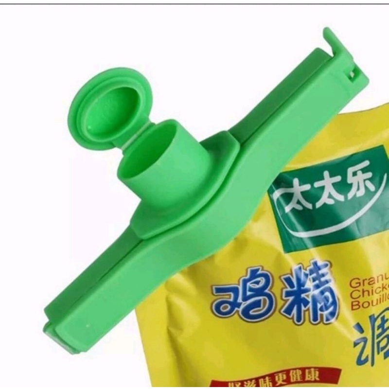 KLIP SEGEL MAKANAN SNACK BUMBU DAPUR SERBAGUNA Buka Tutup / FOOD SEALER Kemasan Tuang Food Sealing Clip