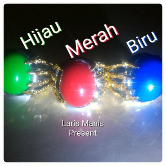 Batu Cincin Bisa menyala dalam air BONUS RING | Shopee