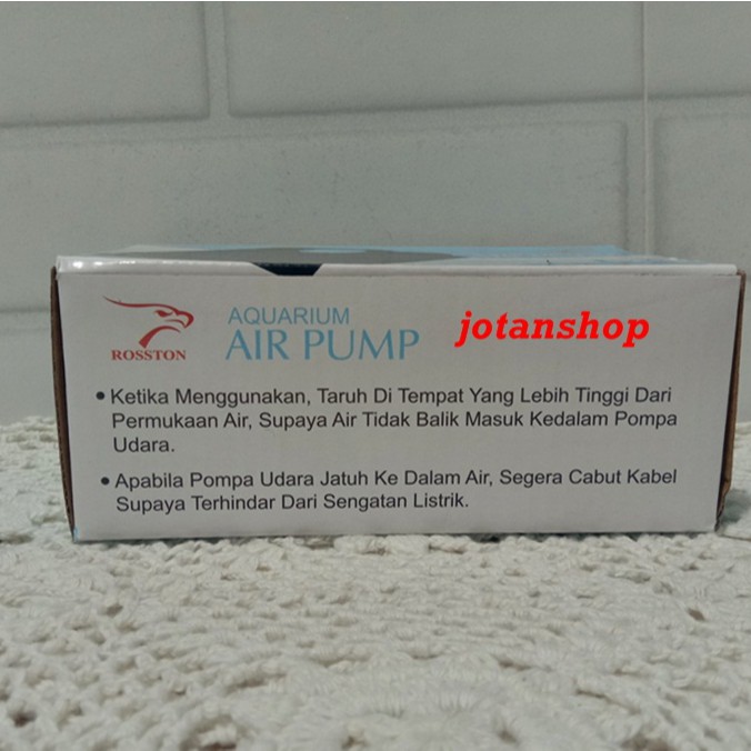 ROSSTON L2 Mesin Aerator Pompa Udara 2 Lubang lobang Aquarium Aquascape air pump