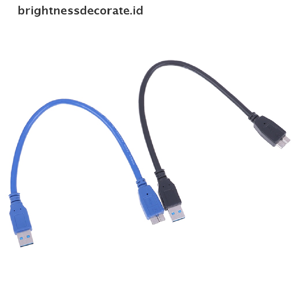 Kabel Usb 3.0 Male A To Micro B Panjang 30cm Untuk Hard Disk Eksternal