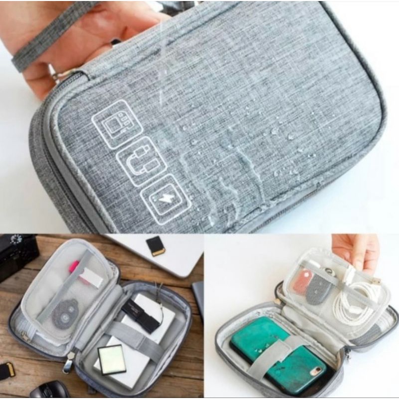 Oxford Waterproof Gadget Pouch/ Dompet Gadget Multifungsi