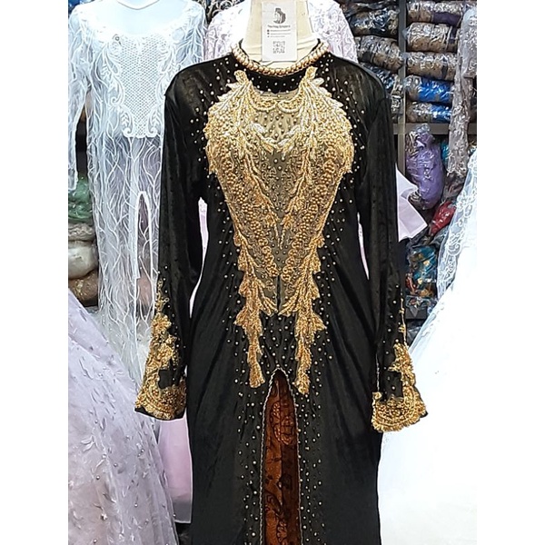 Kebaya Pengantin  Bludru Modern