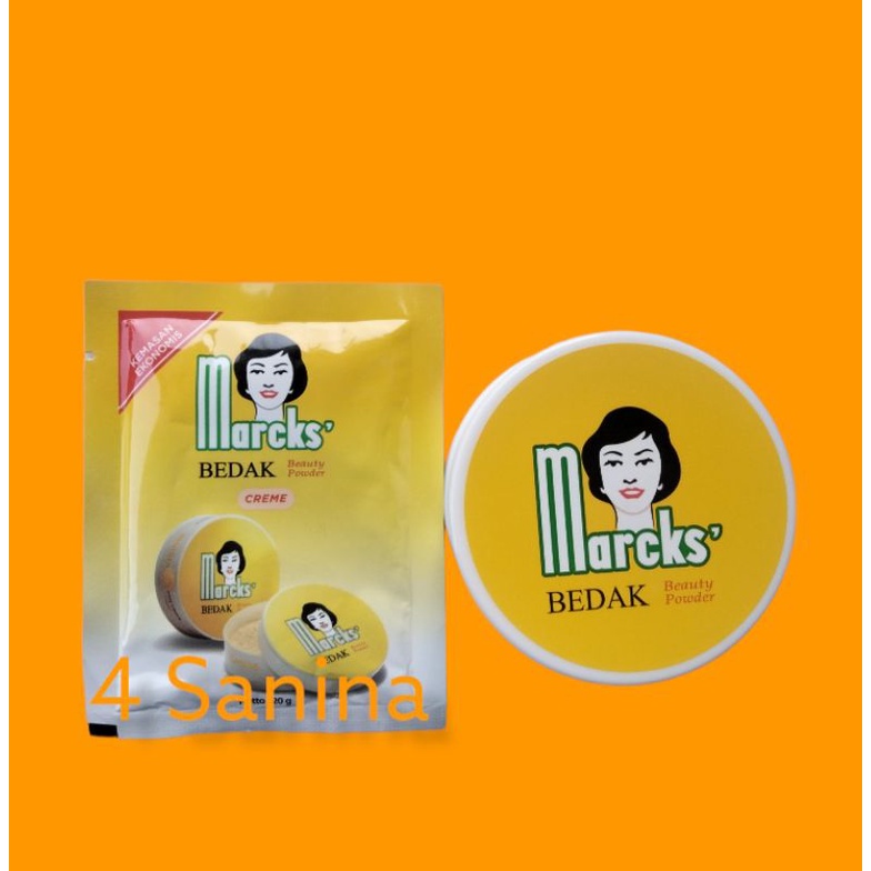 BEDAK MARCKS  BEAUTY POWDER# 40 Gr/ Bedak marcks powder refill 20 gr/bedak marcks tabur sachet