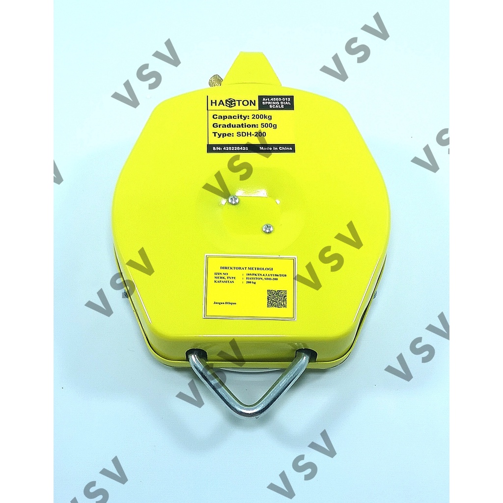 HASSTON SDH-200 Timbangan Gantung 4560-012 Spring Dial Hoist Scale 200Kg