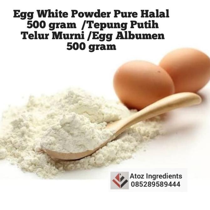 

Egg White Powder Pure Halal /Tepung Putih Telur Murni/Egg Albumen 500g