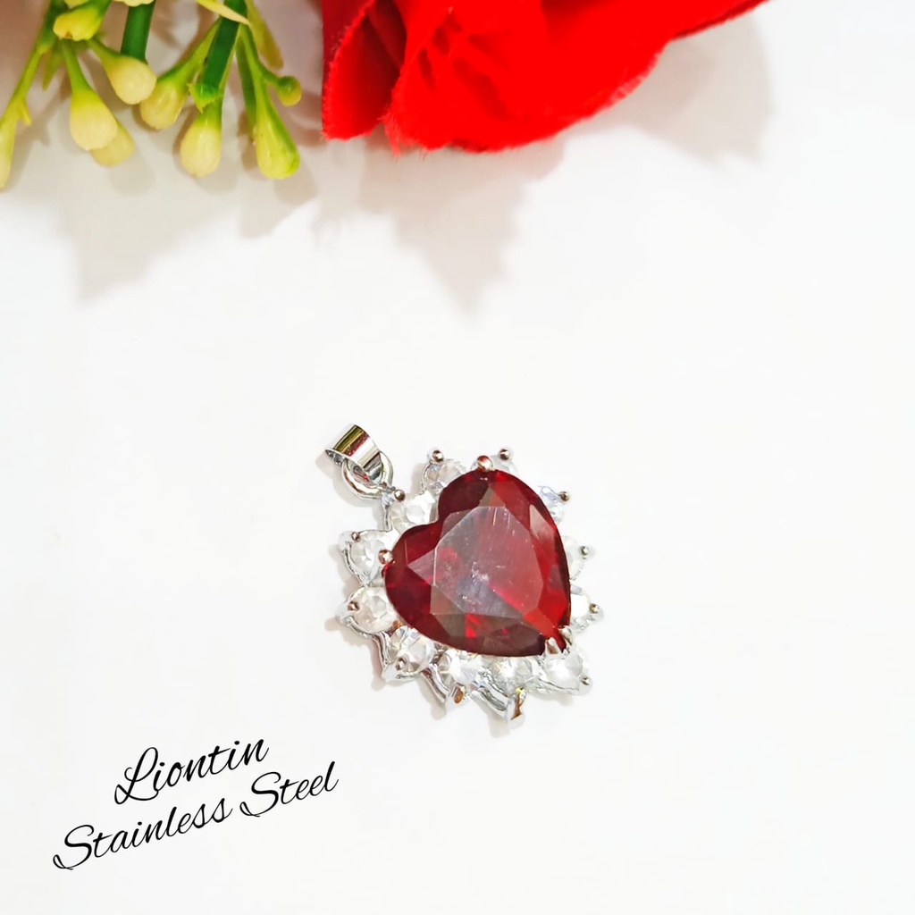 Kalung Dewasa KRISTAL TITANIUM anti karat &amp; anti luntur termurah berkualitas