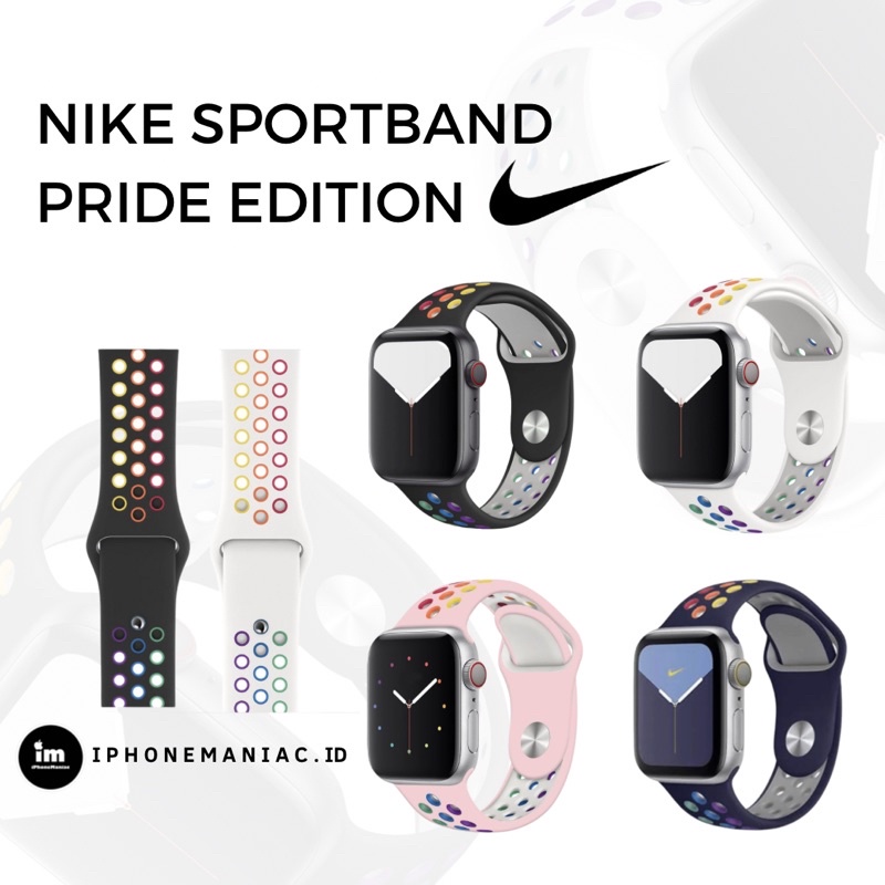 STRAP APPLE WATCH IWATCH NIKE PRIDE EDITION 49mm 38mm 42mm 40mm 44mm 41mm 45mm