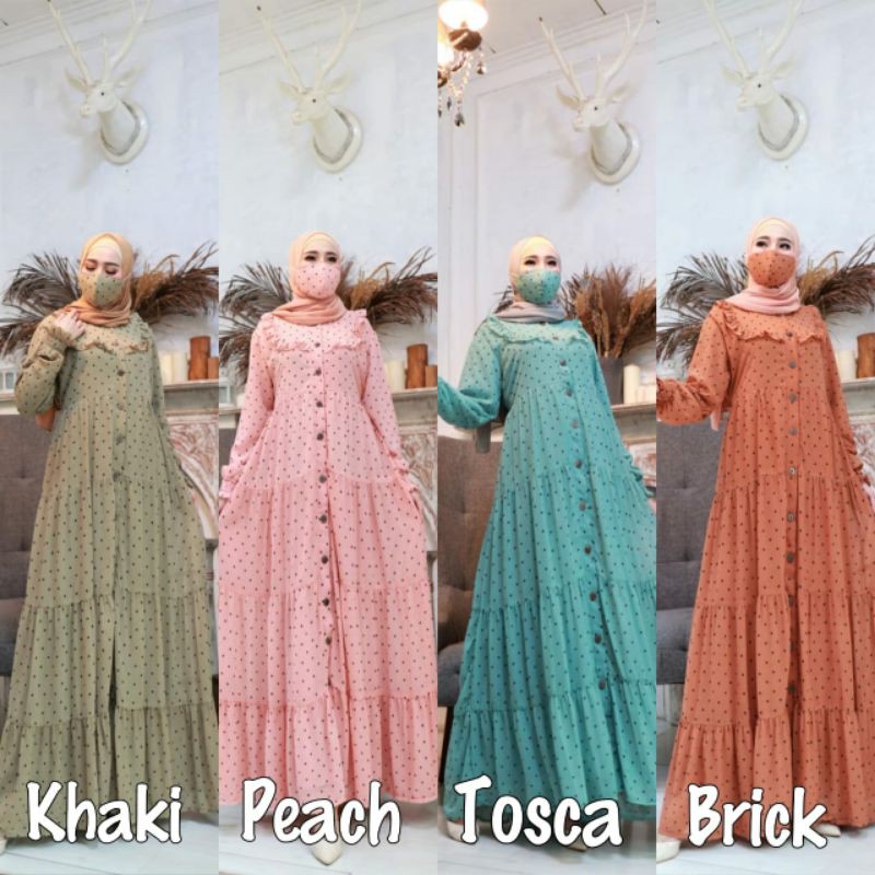 AMENA POLKA by oriGLAMZ + FREE MASKER