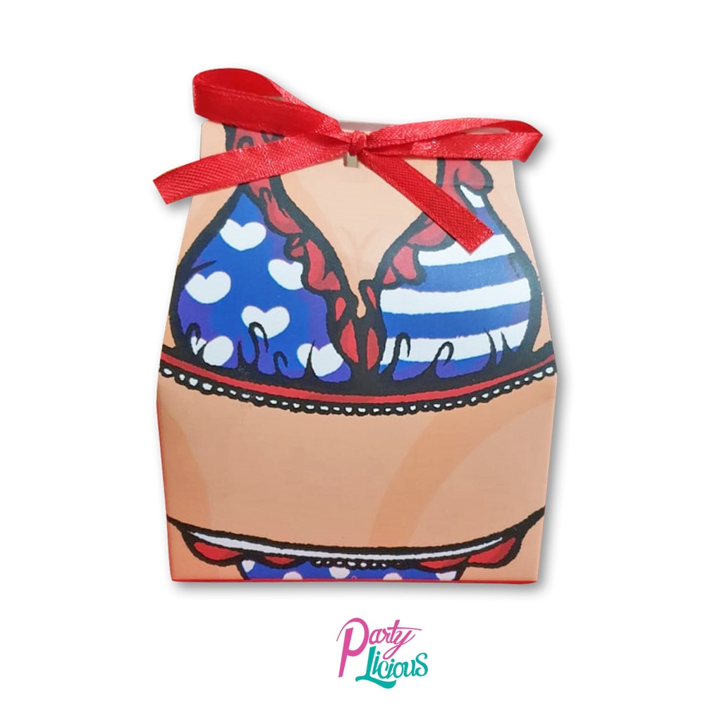 

Kotak Souvenir / Sweet box motif Bikini ( Pack isi 6 pcs )