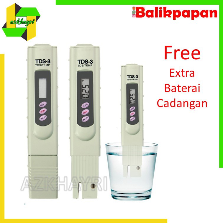 TDS meter - Alat Ukur Hidroponik Air Mineral