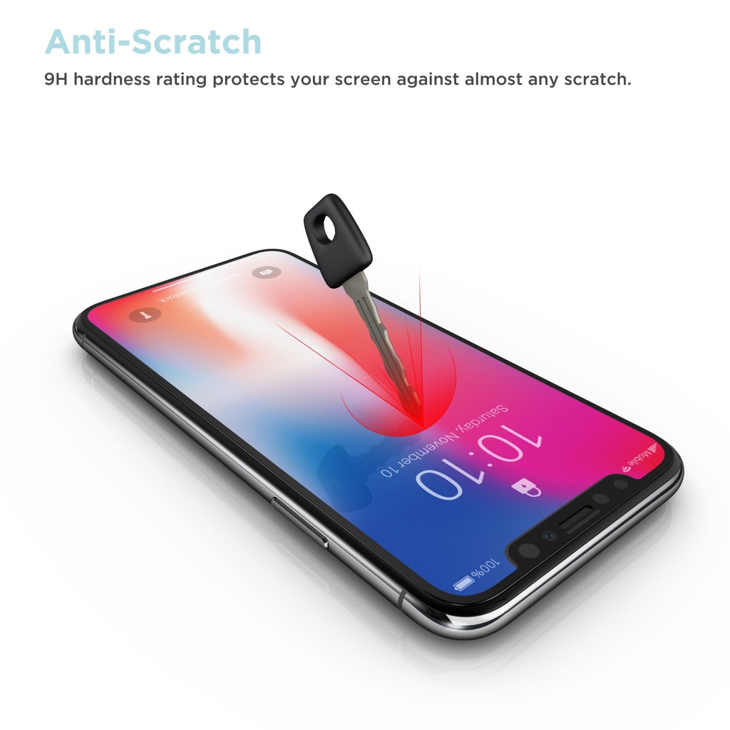 2pcs SCREEN PROTECTOR IPHONE X XS MAX ANTI GORES IPHONE TEMPERED GLASS