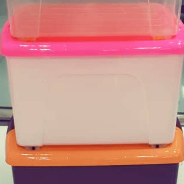 Box Container 50 Liter Putih Susu