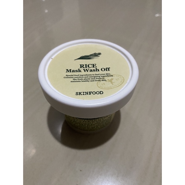 SKINFOOD rice mask wash off