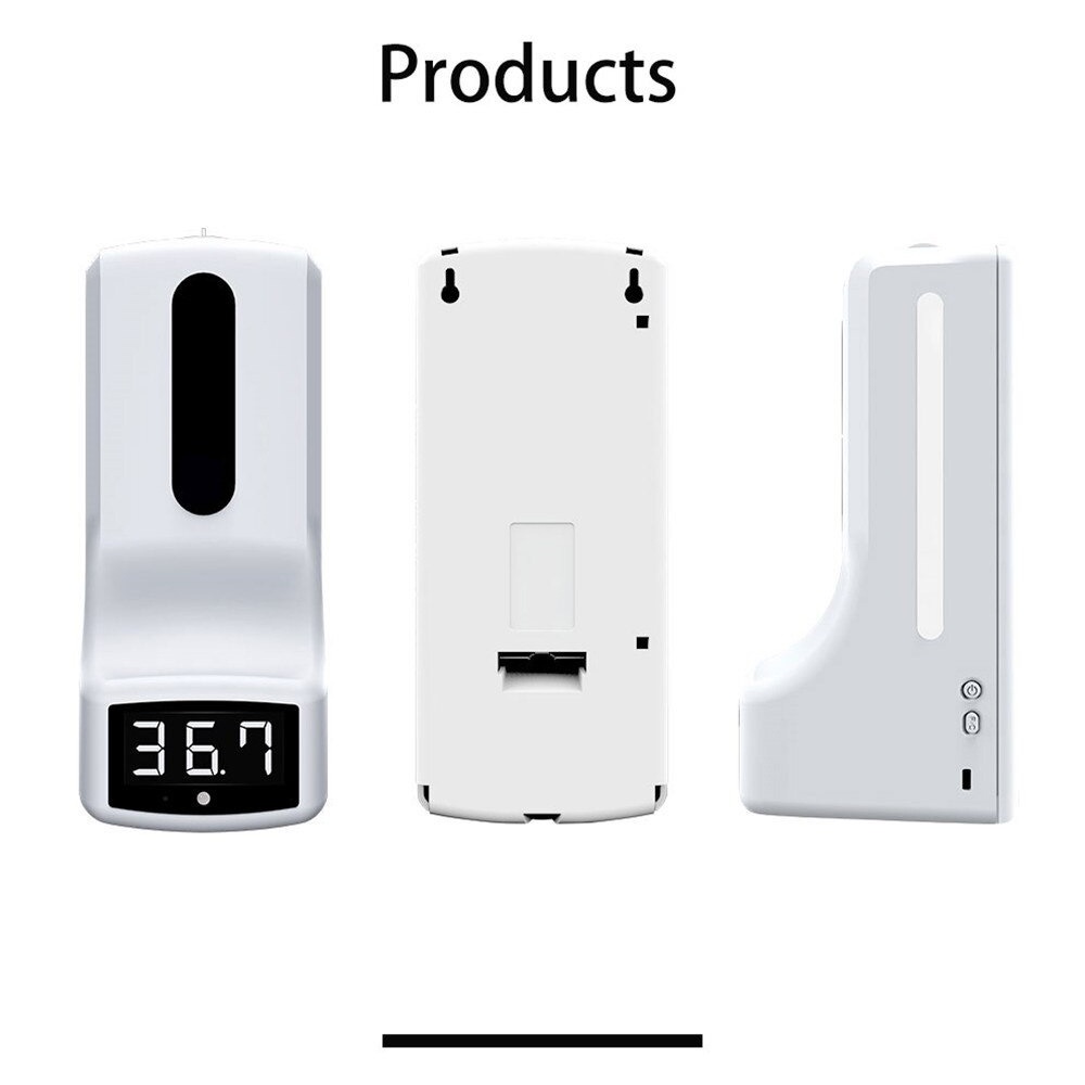 Thermometer Hand Non Contact With Soap Dispenser 1L - K9 - White