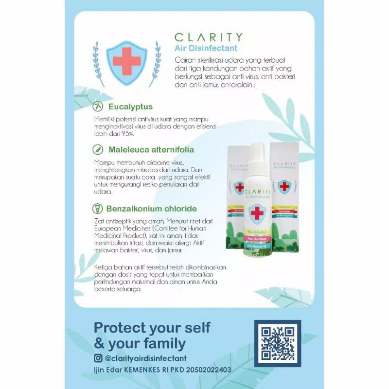 CLARITY AIR DISINFECTANT 100ML