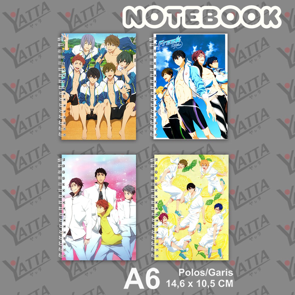 

Notebook Anime Ukuran A6 10,5 cm x 14,8 cm Free