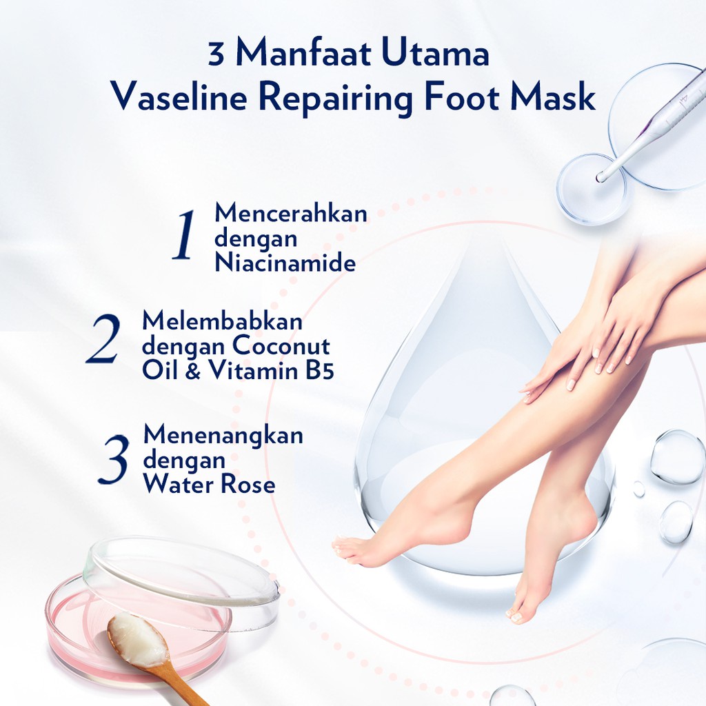 Vaseline Repairing Hand Mask | Vaseline Repairing Foot Mask