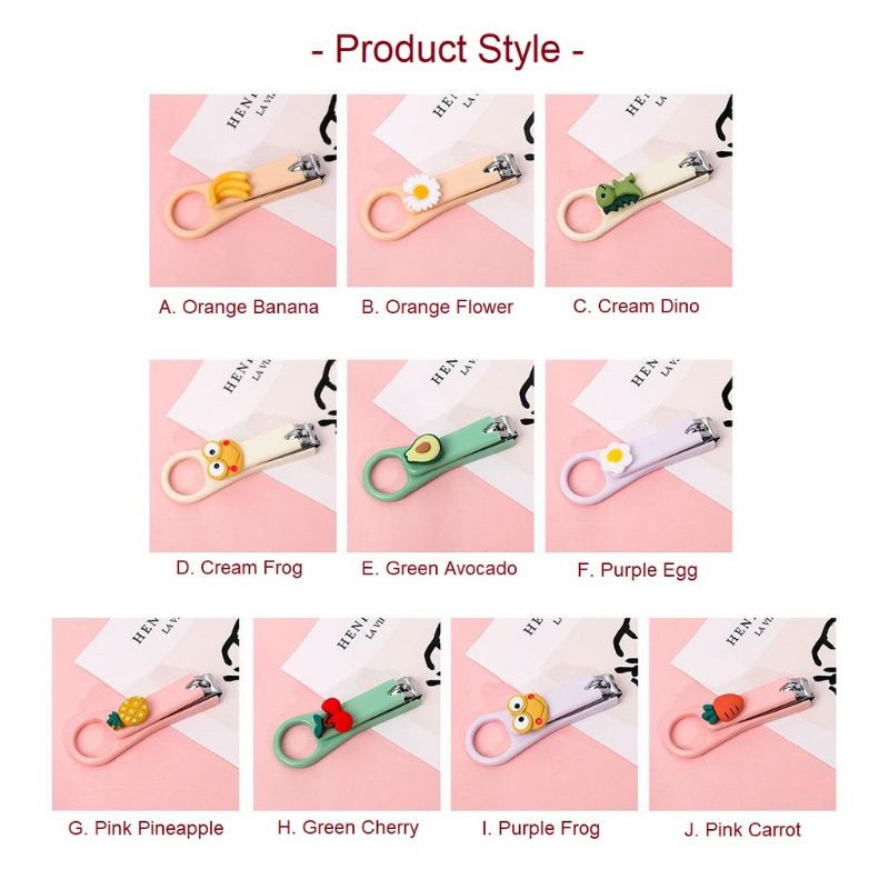 Pemotong Kuku Warna Pastel Nail Clipper Gunting Kuku -