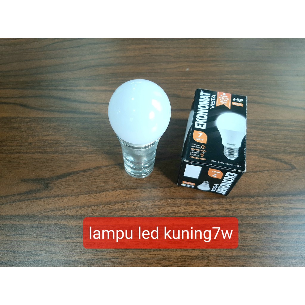 Lampu LED Kuning EKONOMAT