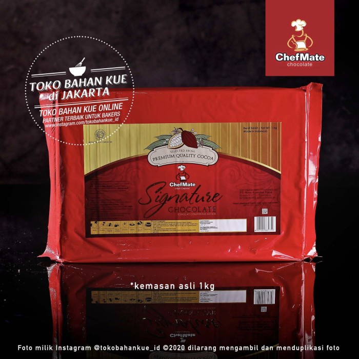 

Ds2011Z Chefmate - Signature Dark Chocolate 1Kg Cokelat Batang Coklat Baking Xz20X1Z11