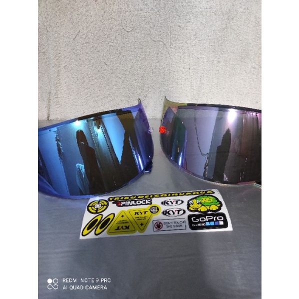 FLAT VISOR KYT VENDETTA FALCON + TOPOST BONUS Stiker