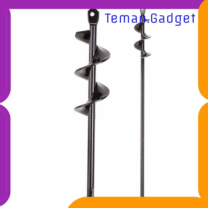 TG-DE183 MPT Mata Bor Penggali Tanah Garden Drill Steel Titanium Spiral