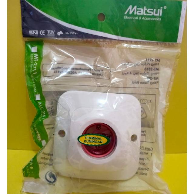 (Matsui) Fitting Plafon Matsui Oval - MT 2618 SNI