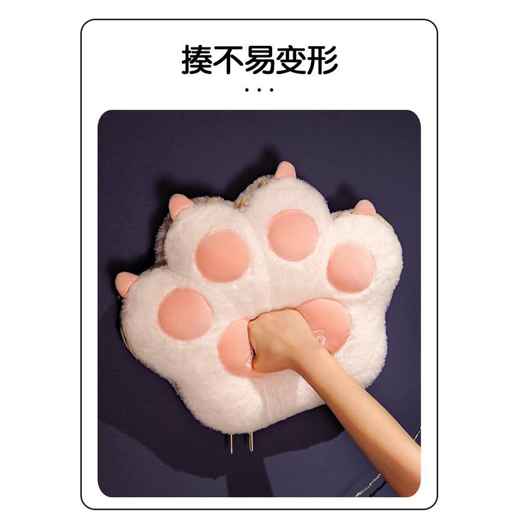 Bantal Selimut Boneka Cat Paw Bahan Cotton Bedcover