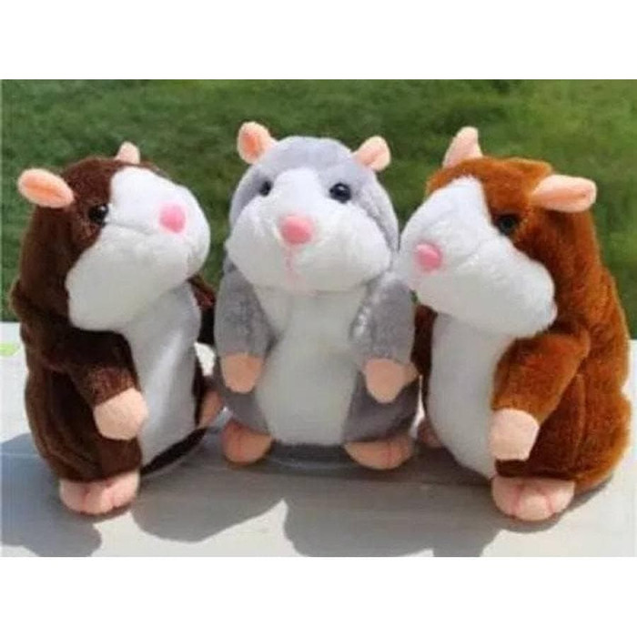 Talking Hamster Plush Toy Original (Boneka Bisa Bicara)