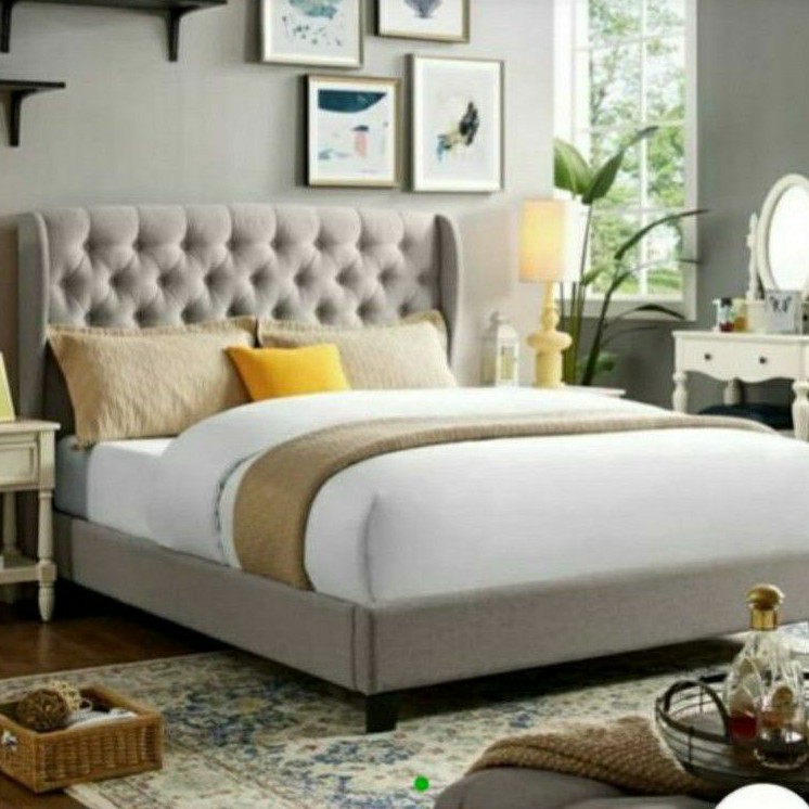 Divan dipan kasur Headboard Ranjang Tempat Tidur 120x200, 160x20, 180x200 custom