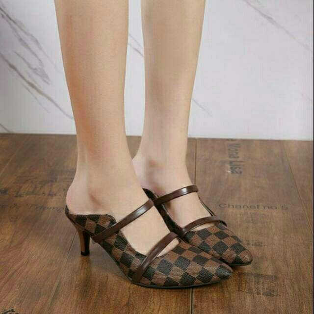 

sepatu wanita heel slop ab11