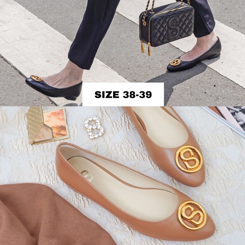 elan shoes by buttonscarves light brown black 38 39