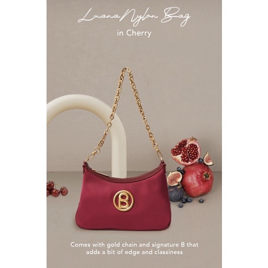 Luana Nylon Bag Cherry Buttonscarves