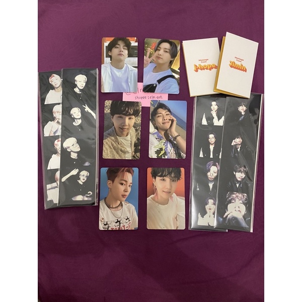 READY PC PHOTOCARD BUTTER TAE TAEHYUNG JK JUNGKOOK POB ONLY RM PHOTOSTRIP SUGA JIN CREAM PEACHES
