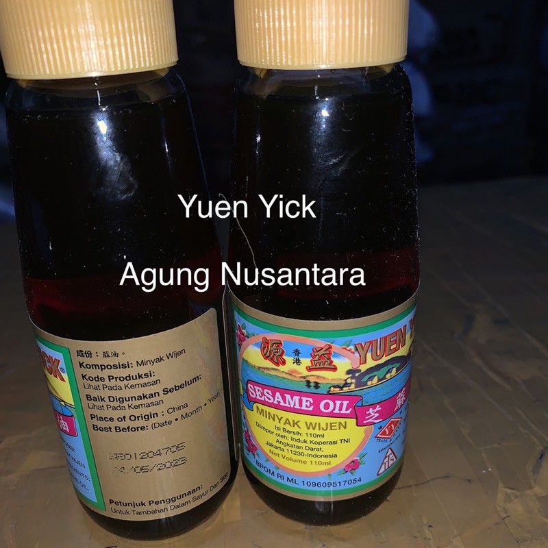 

Minyak Wijen, Yuen Yick Sesame Oil 110 ML