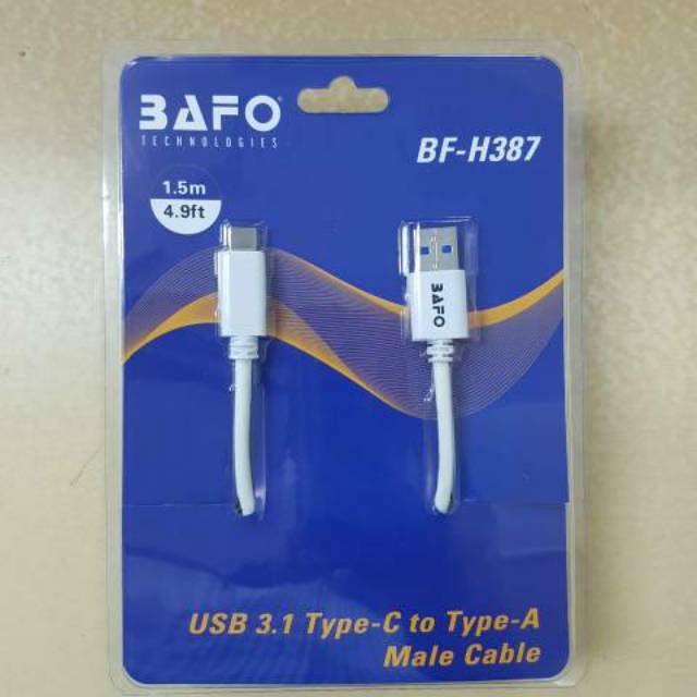 Bafo BF-H387 Kabel Type-C to USB3.0 Male 1,5Meter