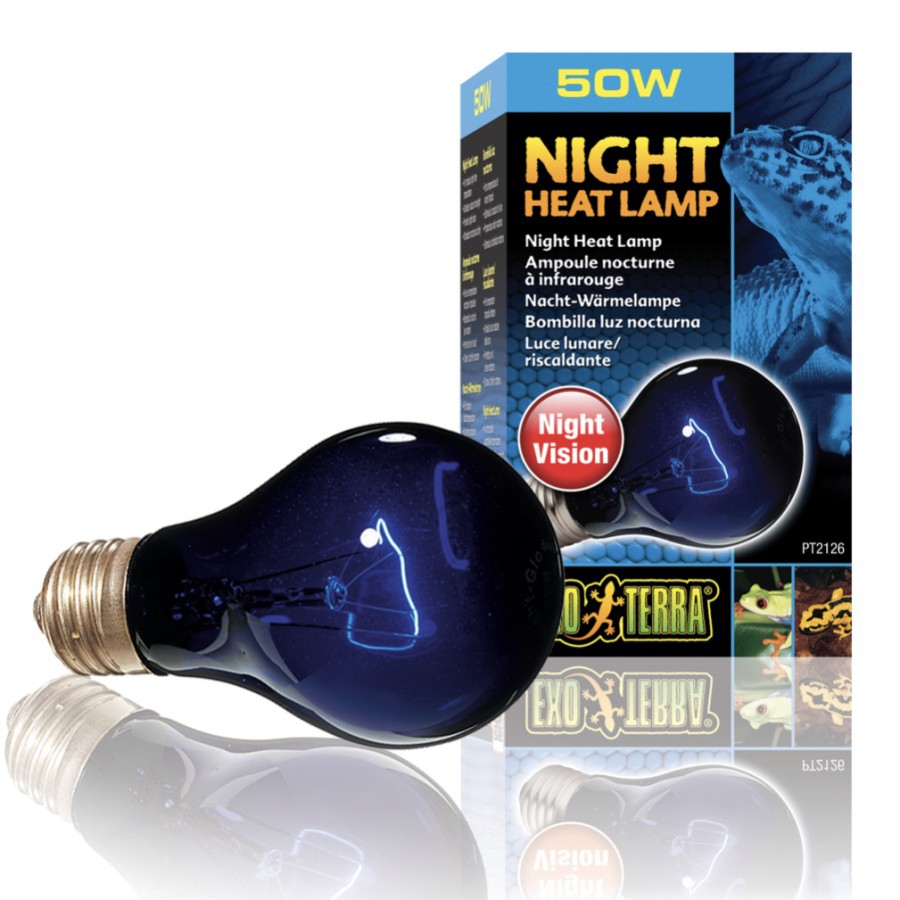 Exoterra Night Heat Lamp 50 watt uva bukan uvb nomoy
