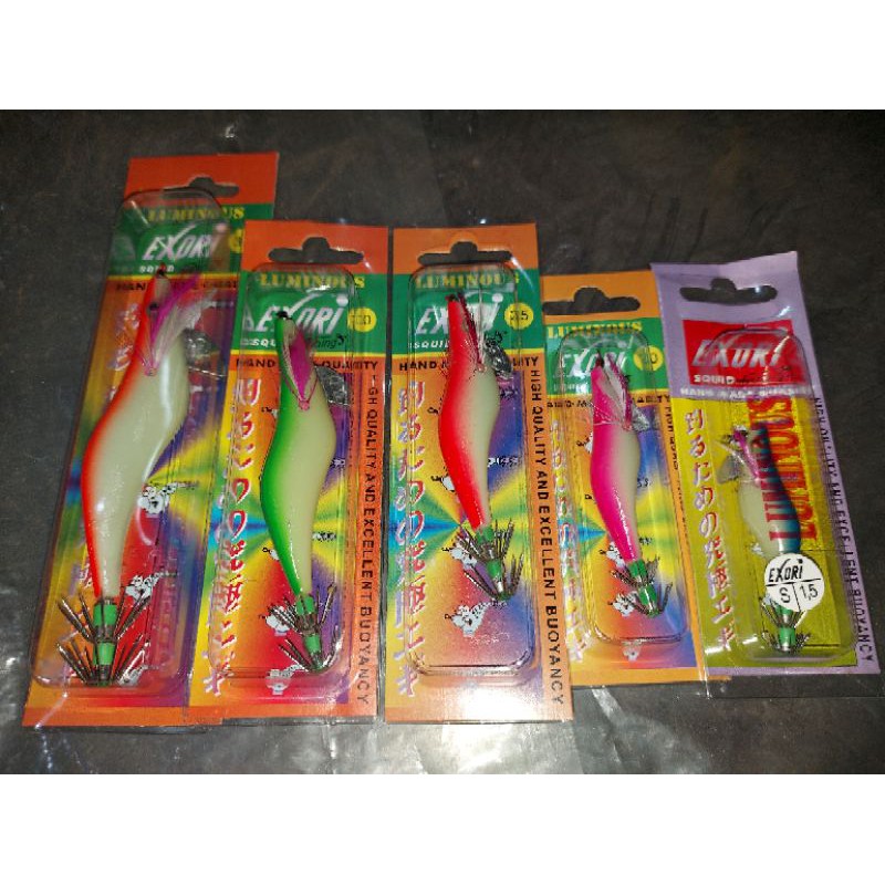 UMPAN CUMI FIBER EXORI SQUID JIG