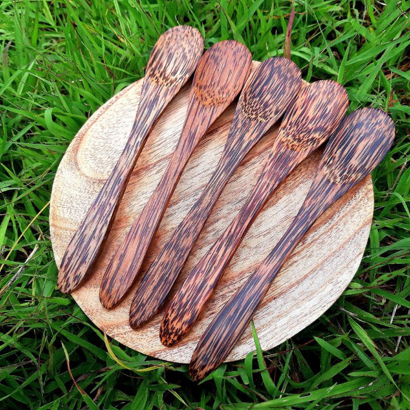 Sendok Erus kayu ruyung kelapa kuat tahan lama