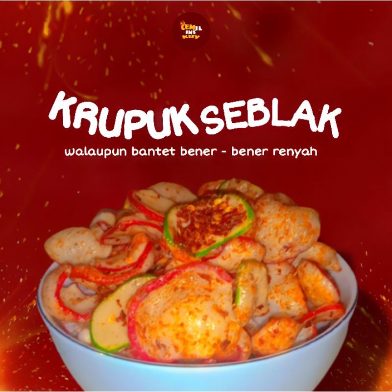 

KRUPUK SEBLAK KERING 100GR