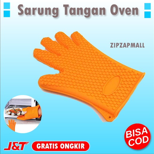 Sarung Tangan Tahan Panas Sarung Tangan Oven Anti Panas Silikon Murah Original  1 Pcs