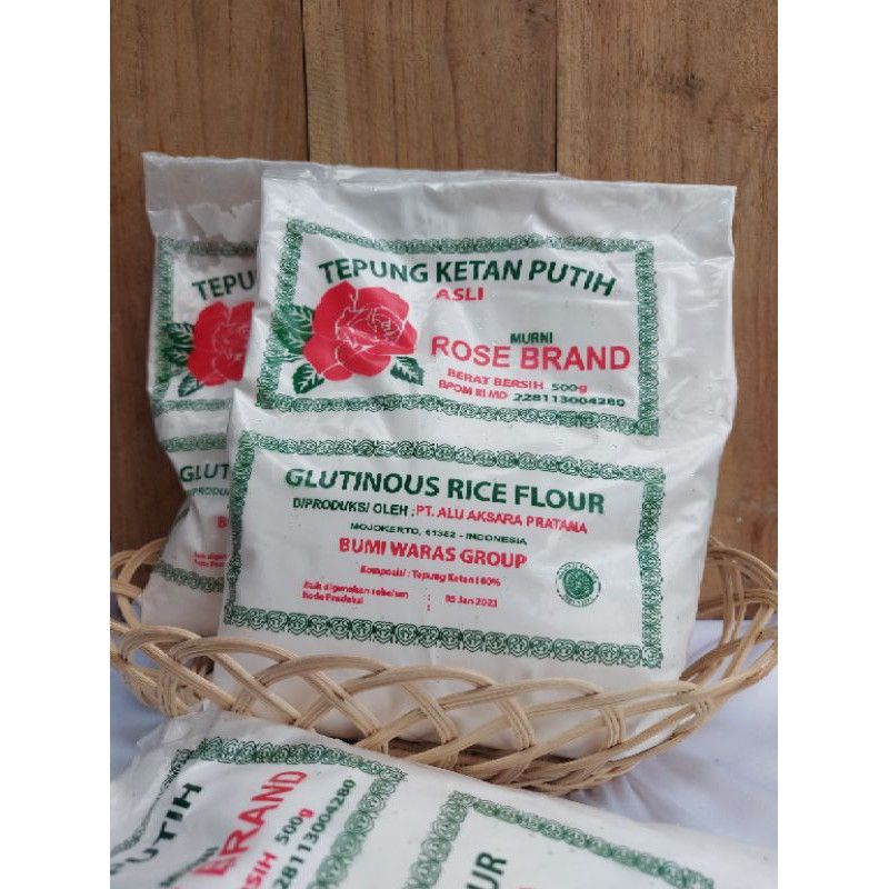 

ROSE BRAND TEPUNG KETAN PUTIH 500GR /PCS