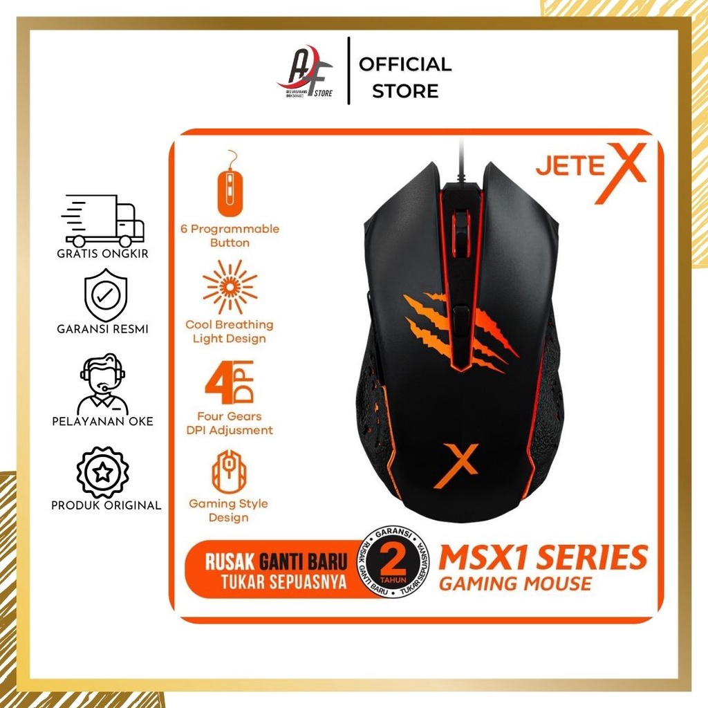 MOUSE GAMING JETE X MSX1 SERIES ORIGINAL